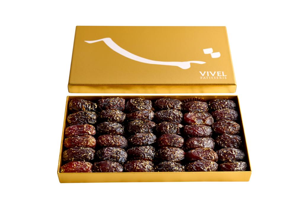 LRG GOLD MEDJOOL DATE GIFT BOX (800g)