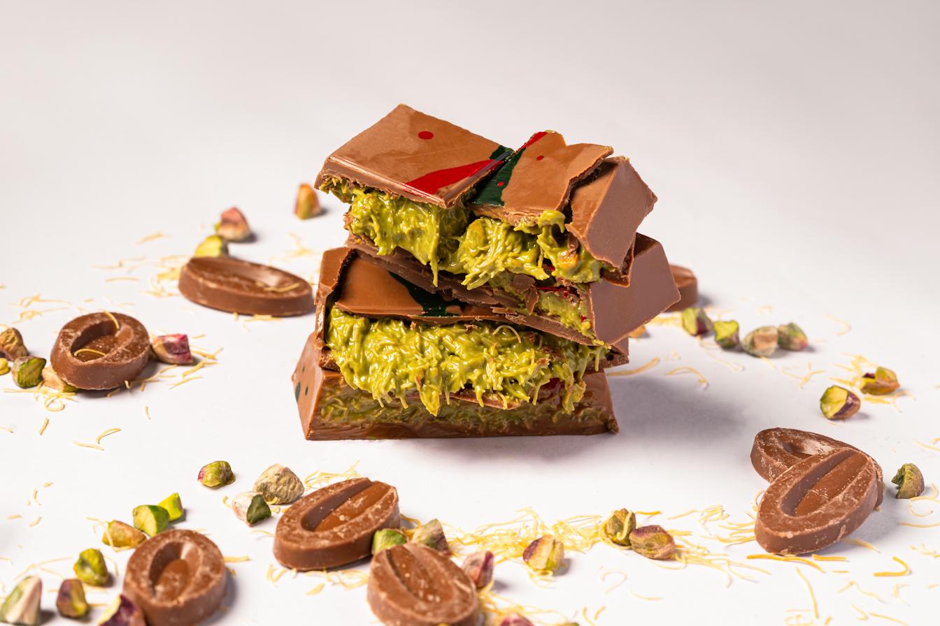 Dubai Chocolate Pistachio Kunafa Milk